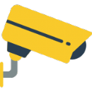 Sistema de câmeras filmando 24 horas